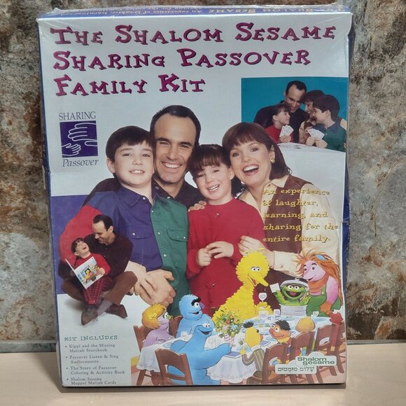 The Shalom Sesame Sharing Passover Family Kit Sealed - Picture 1 of 11
